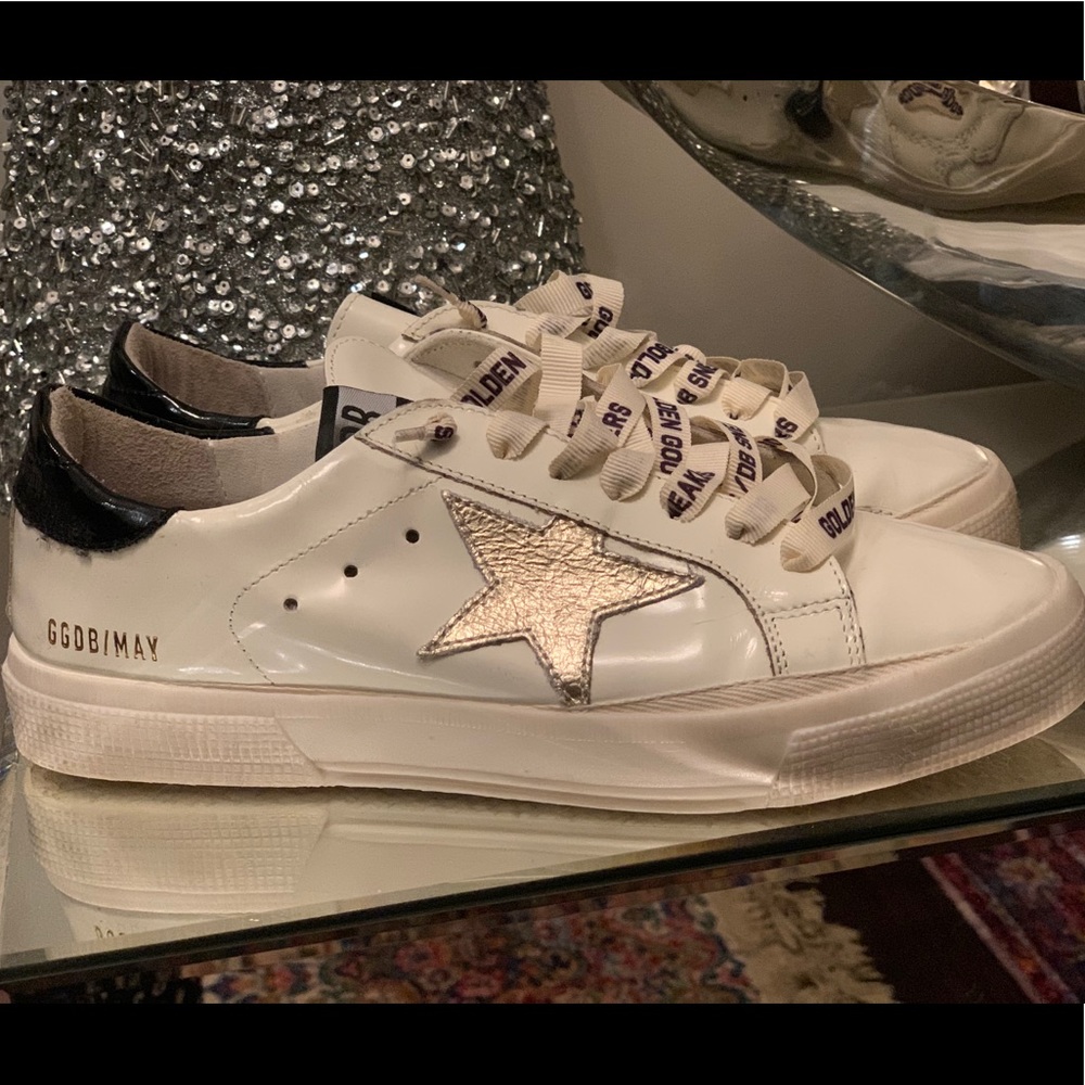 GOLDEN GOOSE MAY SNEAKERS SIZE 39 - Picture 1 of 7